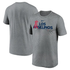 Los Angeles Angels Nike Local Rep Legend Performance T-Shirt - Heathered Charcoal T-shirts