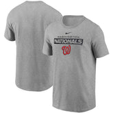 Washington Nationals Nike Team T-Shirt - Heather Gray T-shirts