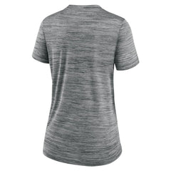 San Francisco Giants Nike Women's Authentic Collection Velocity Performance V-Neck T-Shirt - Anthracite T-shirts