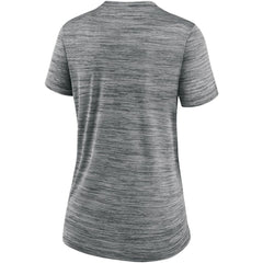 Chicago White Sox Nike Women's Authentic Collection Velocity Performance V-Neck T-Shirt - Anthracite T-shirts