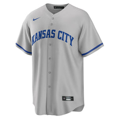 Kansas City Royals Nike Road Replica Team Jersey - Gray Jerseys