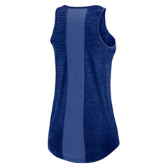 Los Angeles Dodgers Nike Women's Logo Fade High Neck Performance Tank Top - Royal Tanks