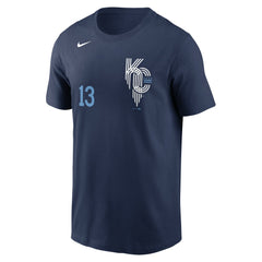 Salvador Perez Kansas City Royals Nike City Connect Name & Number T-Shirt - Navy T-shirts