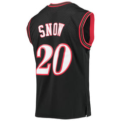 Eric Snow Philadelphia 76ers 2000/01 Hardwood Classics Swingman Jersey Black - Mitchell & Ness
