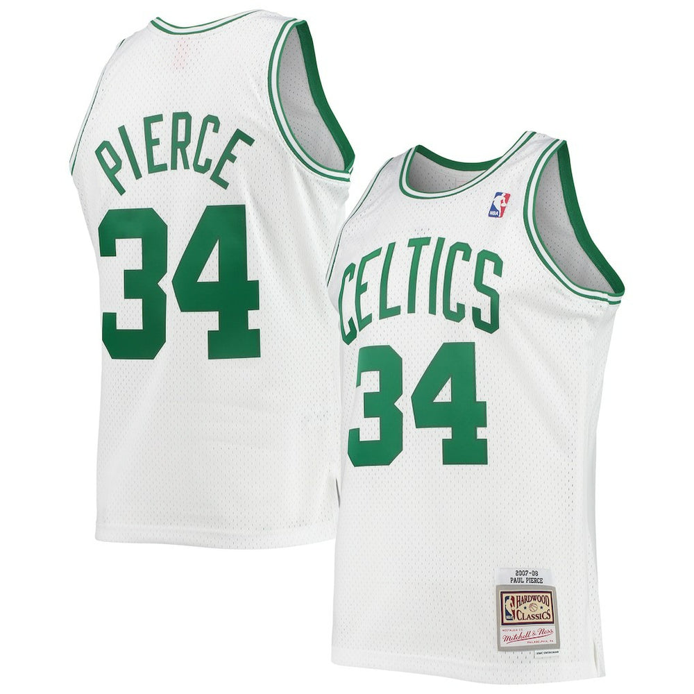 Paul Pierce Boston Celtics Hardwood Classics Swingman Jersey White - Mitchell & Ness