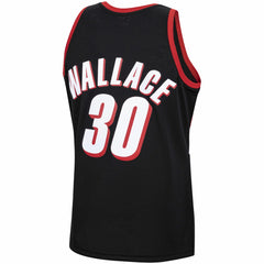 Rasheed Wallace Portland Trail Blazers 1999/00 Hardwood Classics Swingman Jersey Black - Mitchell & Ness