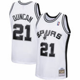 Tim Duncan San Antonio Spurs 1998/99 Hardwood Classics Swingman Jersey White - Mitchell & Ness