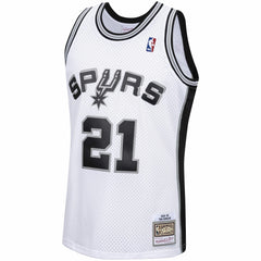 Tim Duncan San Antonio Spurs 1998/99 Hardwood Classics Swingman Jersey White - Mitchell & Ness