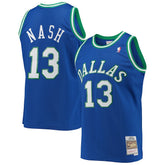 Steve Nash Dallas Mavericks 1998/99 Hardwood Classics Swingman Jersey Blue - Mitchell & Ness
