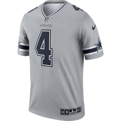 Dak Prescott Dallas Cowboys Inverted Legend Player Performance Top - Gray Tops