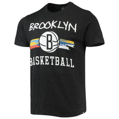 Brooklyn Nets '47 City Edition Club T-Shirt Black - 47 brand
