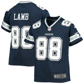 CeeDee Lamb Dallas Cowboys Youth Player Game Jersey - Navy Jerseys