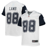 CeeDee Lamb Dallas Cowboys Youth Alternate Game Jersey - White Jerseys