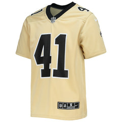 Alvin Kamara New Orleans Saints Youth Inverted Team Game Jersey - Gold Jerseys