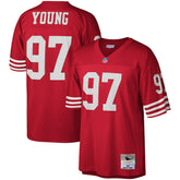 Bryant Young San Francisco 49ers Legacy Replica Jersey - Scarlet Jerseys
