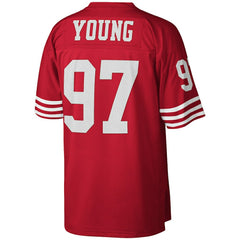 Bryant Young San Francisco 49ers Legacy Replica Jersey - Scarlet Jerseys