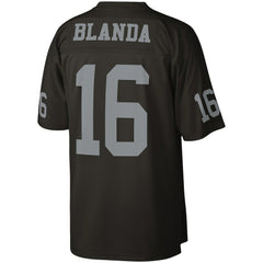George Blanda Las Vegas Raiders Legacy Replica Jersey - Black Jerseys