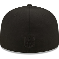 Cleveland Browns New Era Team Black on Black Alternate Logo 59FIFTY Fitted Hat