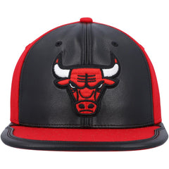 Chicago Bulls Day One Snapback Hat Black/Red - Mitchell & Ness