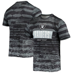 Las Vegas Raiders New Era Combine Authentic Sweep T-Shirt - Black T-shirts