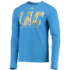 Los Angeles Chargers New Era Combine Authentic Static Abbreviation Long Sleeve T-Shirt - Powder Blue T-shirts
