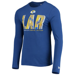 Los Angeles Rams New Era Combine Authentic Static Abbreviation Long Sleeve T-Shirt - Royal T-shirts