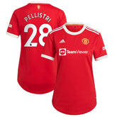 Facundo Pellistri Manchester United Women's 2021/22 Home Replica Player Jersey Red - Adidas