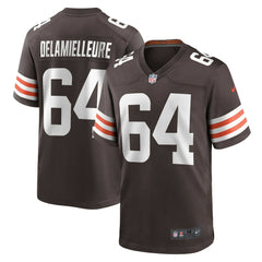 Joe DeLamielleure Cleveland Browns Game Retired Player Jersey - Brown Jerseys
