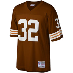 Jim Brown Cleveland Browns Big & Tall 1963 Retired Player Replica Jersey - Brown Jerseys