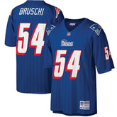 Tedy Bruschi New England Patriots Big & Tall 1996 Retired Player Replica Jersey - Royal Jerseys