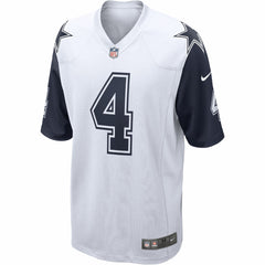 Dak Prescott Dallas Cowboys Alternate Game Team Jersey - White Jerseys