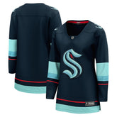Seattle Kraken Fanatics Women's Home Breakaway Jersey - Navy | US 4429840