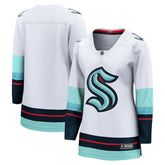 Seattle Kraken Fanatics Women's Away Breakaway Jersey - White | US 4429842