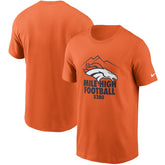 Denver Broncos Hometown Collection 5,280 T-Shirt - Orange T-shirts