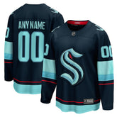 Seattle Kraken Fanatics Home Breakaway Custom Jersey - Deep Sea Blue | US 4430642