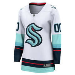 Seattle Kraken Fanatics Women's Away Breakaway Custom Jersey - White | US 4430653