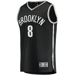 Cam Thomas Brooklyn Nets 2021 NBA Draft First Round Pick Fast Break Replica Jersey Black Icon Edition - Fanatics