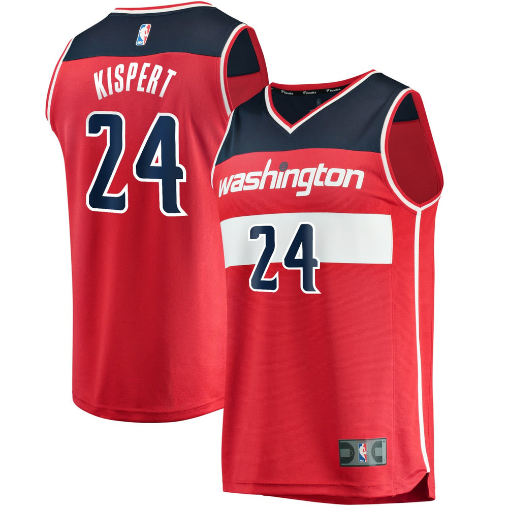 Corey Kispert Washington Wizards Youth Fast Break Replica Jersey Red Icon Edition - Fanatics