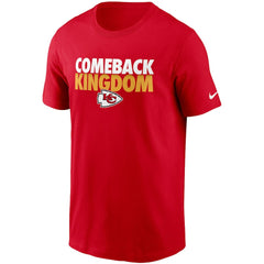 Kansas City Chiefs Hometown Collection Comeback T-Shirt - Red T-shirts