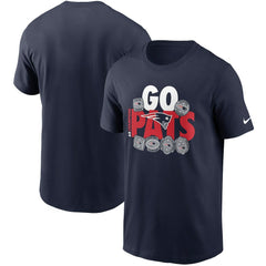 New England Patriots Hometown Collection 6x T-Shirt - Navy T-shirts
