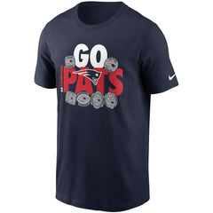 New England Patriots Hometown Collection 6x T-Shirt - Navy T-shirts