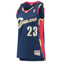 LeBron James Cleveland Cavaliers Women's Hardwood Classics Swingman Jersey Navy - Mitchell & Ness