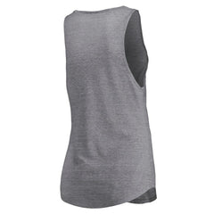 Brooklyn Nets Women's Quality Time Open Scoop Neck Tri-Blend Tank Top Heathered Gray - Fanatics outlet