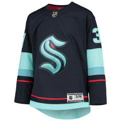 Yanni Gourde Seattle Kraken Youth Home Premier Player Jersey - Deep Sea Blue | US 4441157