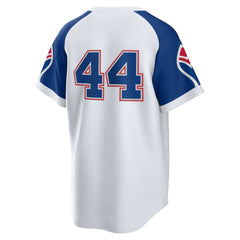 Hank Aaron Atlanta Braves Nike Home Cooperstown Collection Player Jersey - White Jerseys