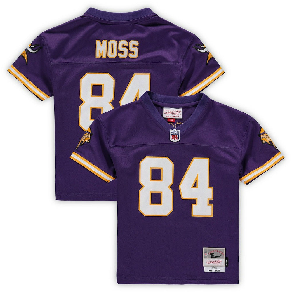 Randy Moss Minnesota Vikings Male Preschool 1998 Retired Legacy Jersey - Purple Jerseys
