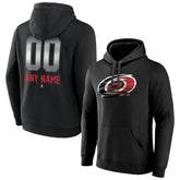 Carolina Hurricanes Personalized Midnight Mascot Logo Pullover Hoodie - Black | US 4444382