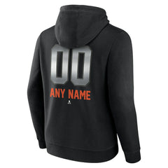 Edmonton Oilers Personalized Midnight Mascot Logo Pullover Hoodie - Black | US 4444388