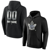 Toronto Maple Leafs Personalized Midnight Mascot Logo Pullover Hoodie - Black | US 4444402