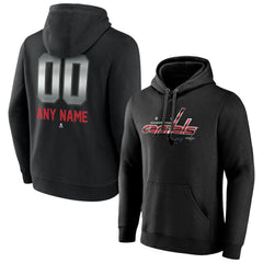 Washington Capitals Personalized Midnight Mascot Logo Pullover Hoodie - Black | US 4444405